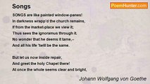 Johann Wolfgang von Goethe - Songs