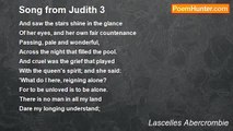 Lascelles Abercrombie - Song from Judith 3