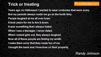Randy Johnson - Trick or treating
