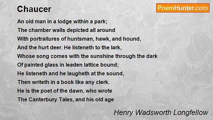 Henry Wadsworth Longfellow - Chaucer