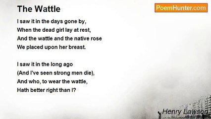 Henry Lawson - The Wattle