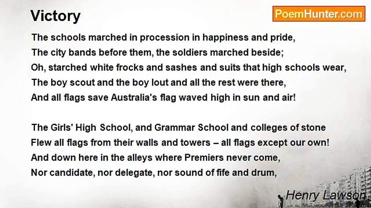 Henry Lawson - Victory