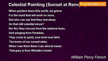 William Percy French - Celestial Painting (Sunset at Renvyle)