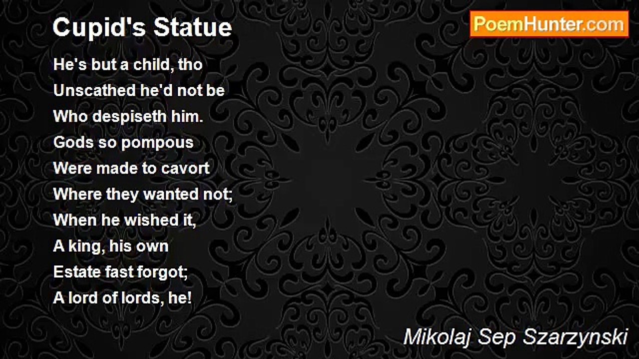 Mikolaj Sep Szarzynski - Cupid's Statue