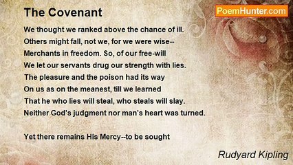 Rudyard Kipling - The Covenant