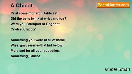 Muriel Stuart - A Chicot