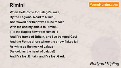 Rudyard Kipling - Rimini
