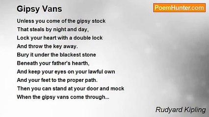 Rudyard Kipling - Gipsy Vans