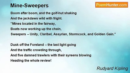 Rudyard Kipling - Mine-Sweepers