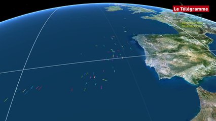 Route du Rhum. J5 : l'animation 3D