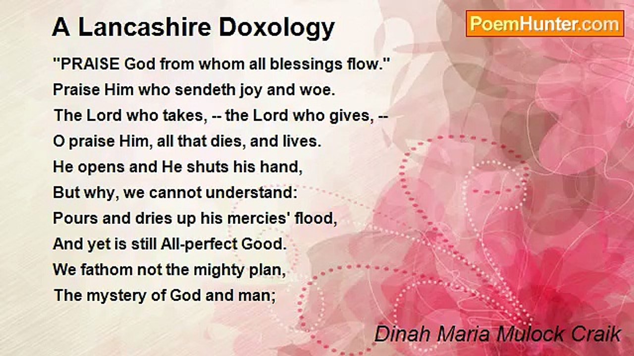 Dinah Maria Mulock Craik - A Lancashire Doxology