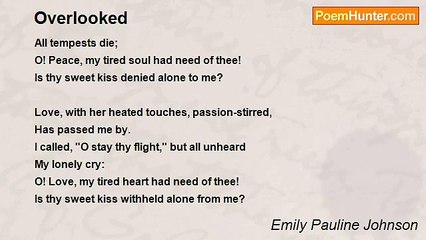 Emily Pauline Johnson - Overlooked