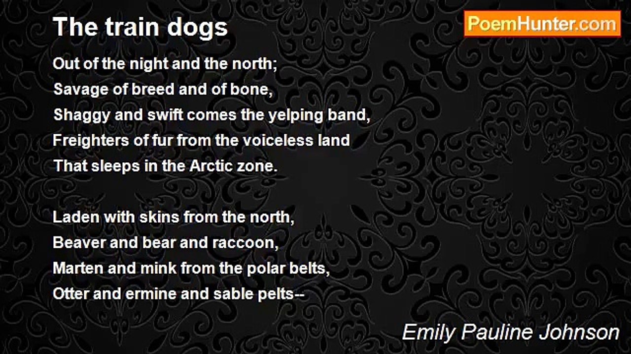 Emily Pauline Johnson - The train dogs