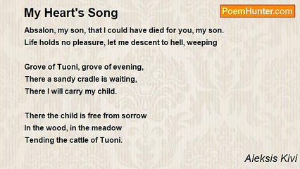 Aleksis Kivi - My Heart's Song