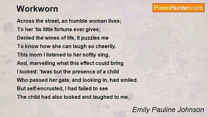 Emily Pauline Johnson - Workworn