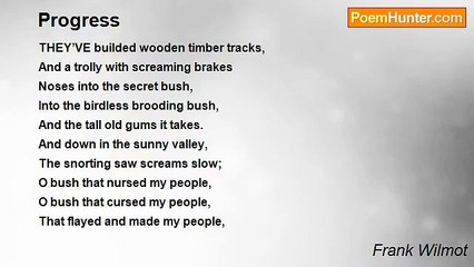 Frank Wilmot - Progress