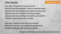 Clarence Michael James Stanislaus Dennis - The Circus