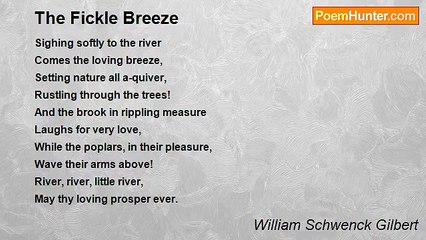 William Schwenck Gilbert - The Fickle Breeze