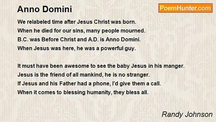 Randy Johnson - Anno Domini
