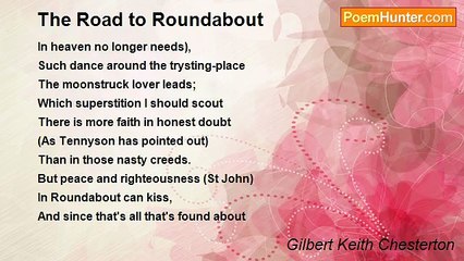 Gilbert Keith Chesterton - The Road to Roundabout