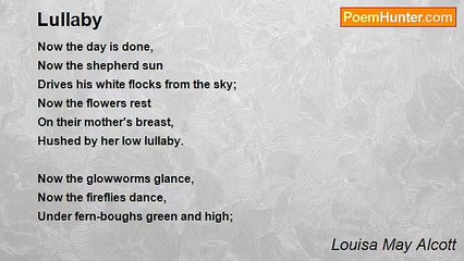 Louisa May Alcott - Lullaby