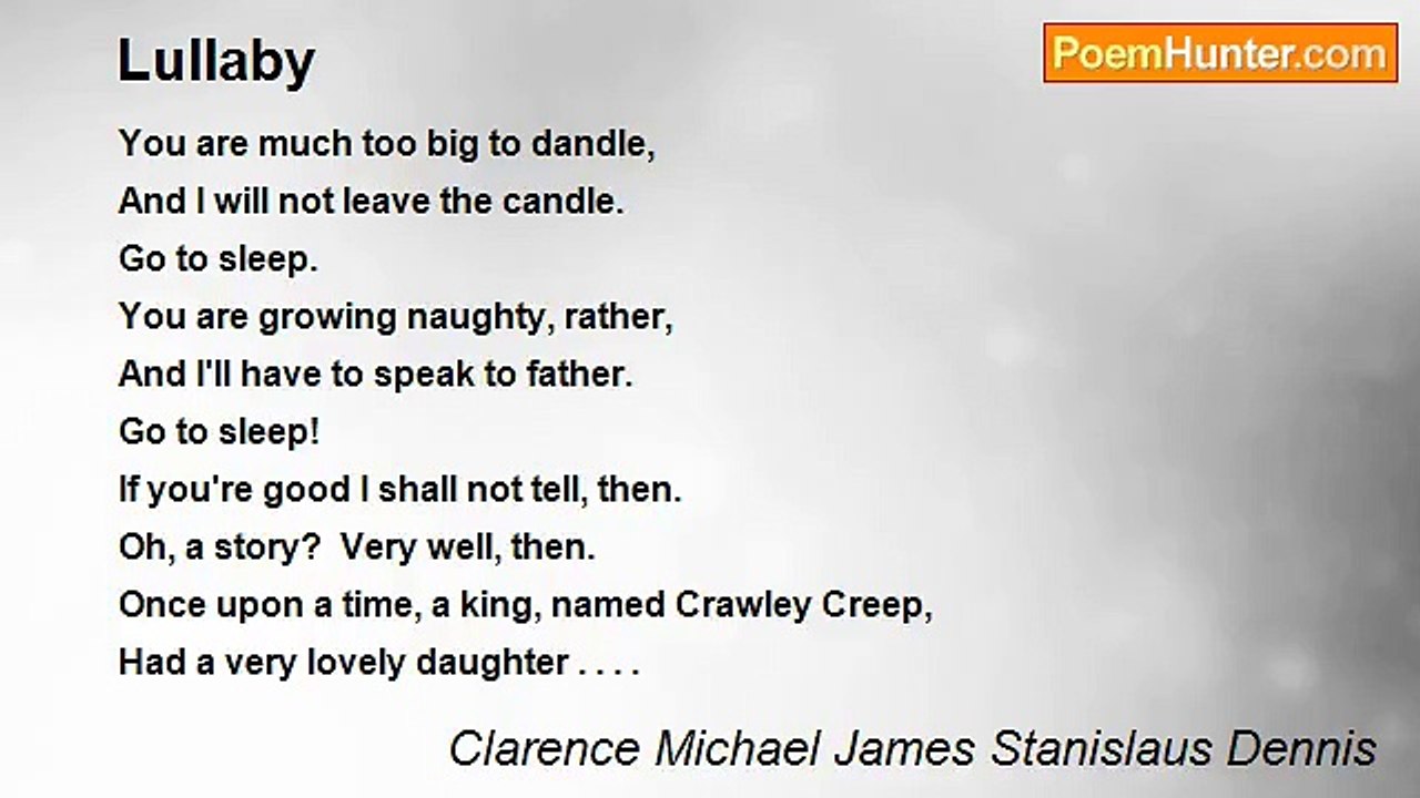 Clarence Michael James Stanislaus Dennis - Lullaby