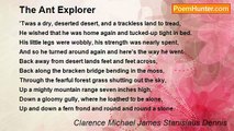 Clarence Michael James Stanislaus Dennis - The Ant Explorer