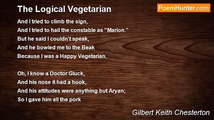 Gilbert Keith Chesterton - The Logical Vegetarian