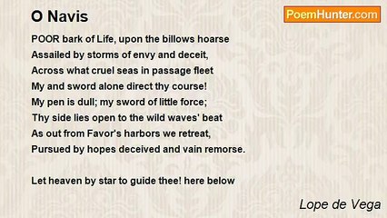 Lope de Vega - O Navis