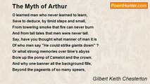 Gilbert Keith Chesterton - The Myth of Arthur