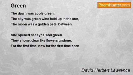 David Herbert Lawrence - Green