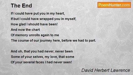 David Herbert Lawrence - The End