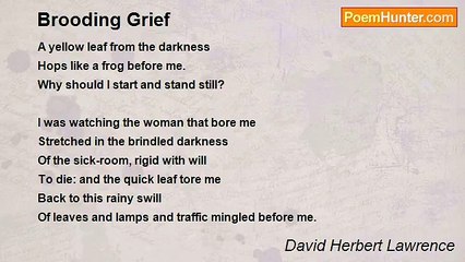 David Herbert Lawrence - Brooding Grief