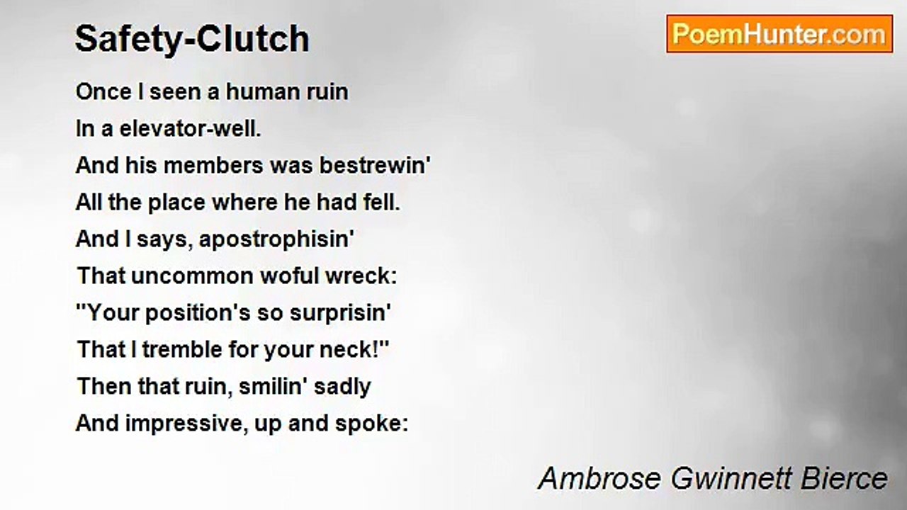 Ambrose Gwinnett Bierce - Safety-Clutch