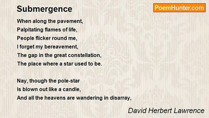 David Herbert Lawrence - Submergence