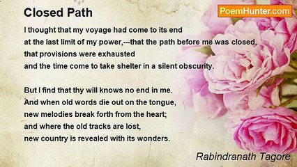 Rabindranath Tagore - Closed Path