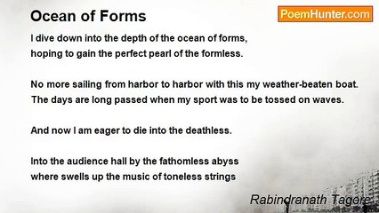 Rabindranath Tagore - Ocean of Forms