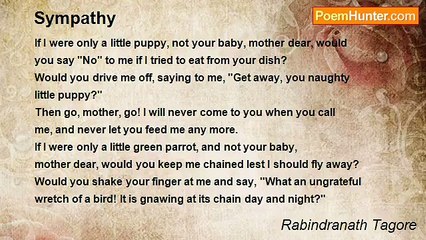 Rabindranath Tagore - Sympathy