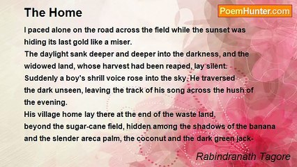 Rabindranath Tagore - The Home