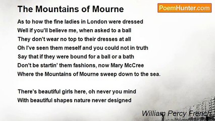 William Percy French - The Mountains of Mourne