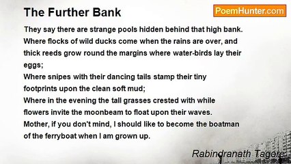 Rabindranath Tagore - The Further Bank