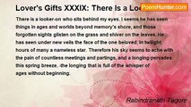 Rabindranath Tagore - Lover's Gifts XXXIX: There Is a Looker-On