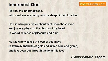 Rabindranath Tagore - Innermost One