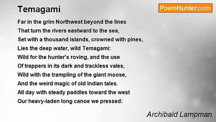 Archibald Lampman - Temagami