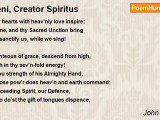John Dryden - Veni, Creator Spiritus