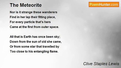 Clive Staples Lewis - The Meteorite