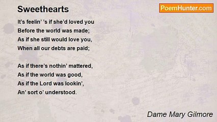 Dame Mary Gilmore - Sweethearts