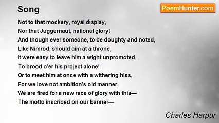 Charles Harpur - Song