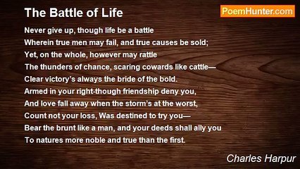 Charles Harpur - The Battle of Life