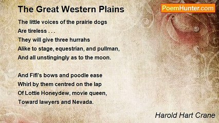 Harold Hart Crane - The Great Western Plains